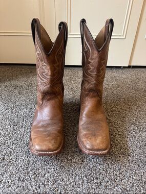 Shyanne Brown Western Leather Heeled Boots